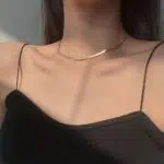 Stainless Steel Snake Chain Necklace for Women – Classic Chain Jewelry, Elegant & Durable - Image 2