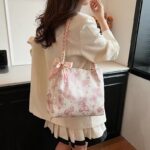 Leisure Large Capacity Summer Shoulder Bag – Butterfly Design, Trendy & Fashionable for College Students - Image 11
