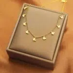 Stainless Steel Butterfly Pendant Necklace for Women – Clavicle Chain Fashion Fine Jewelry, Party & Gift Ready - Image 4