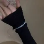 Shiny Full Rhinestone Silver Bracelet for Women – Fashion Wedding Jewelry & Birthday Gift - Image 3