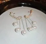 Luxury Elegant Imitation Pearl Long Tassel Earrings – Fashion Jewelry for Women