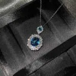 Elegant 3-Color Necklace, Earrings & Ring Set - Image 3