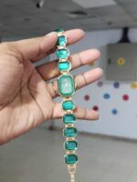 Elegant Emerald Green Rhinestone Women’s Watch – Fashion Casual Bracelet Watch for Ladies - Image 5