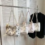 Leisure Large Capacity Summer Shoulder Bag – Butterfly Design, Trendy & Fashionable for College Students
