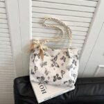 Leisure Large Capacity Summer Shoulder Bag – Butterfly Design, Trendy & Fashionable for College Students - Image 10