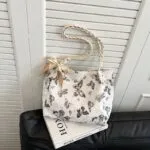 Leisure Large Capacity Summer Shoulder Bag – Butterfly Design, Trendy & Fashionable for College Students - Image 10