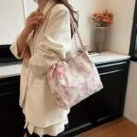 Leisure Large Capacity Summer Shoulder Bag – Butterfly Design, Trendy & Fashionable for College Students - Image 12