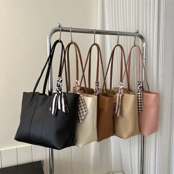 Large Capacity Tote Bag for Women – Classic Luxury Handbag, Designer Shopping Bag, Big Brand Style