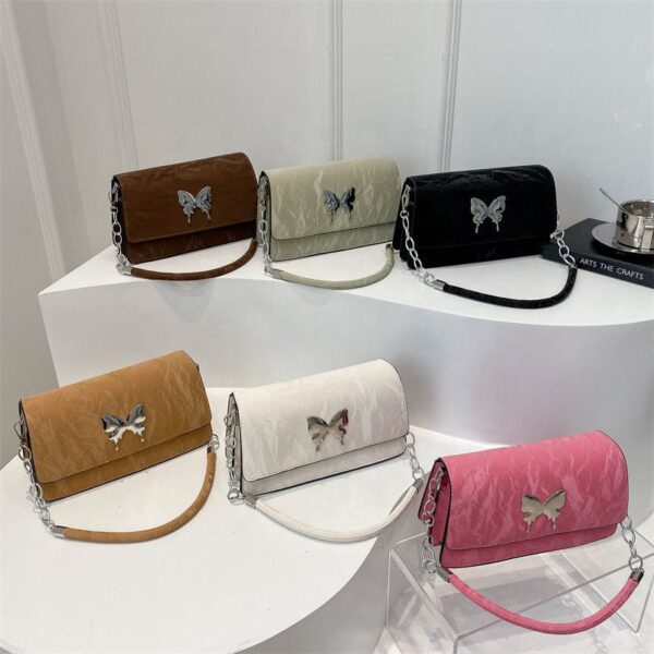 Butterfly Ladies Handbag – Luxury Chain Shoulder Bag for Women