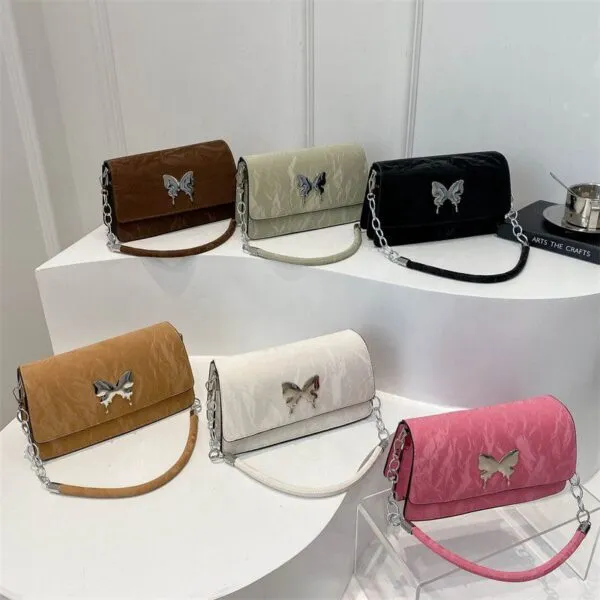 Butterfly Ladies Handbag – Luxury Chain Shoulder Bag for Women