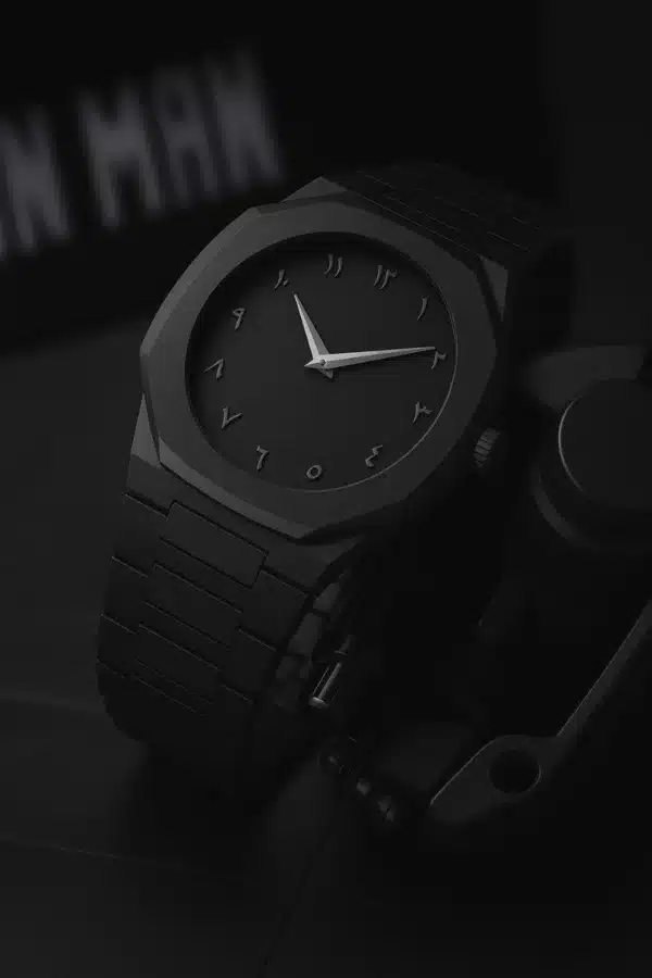 Black Aura Quartz Watch for Women with Arabic Dial